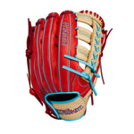 Wilson A1000 Red 12.25" Baseball Glove- RHT