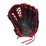 Wilson A700 Pro T- Lace Web Black/Red 12" Baseball Glove-RHT